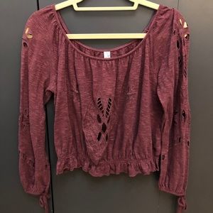 Free People cutout top